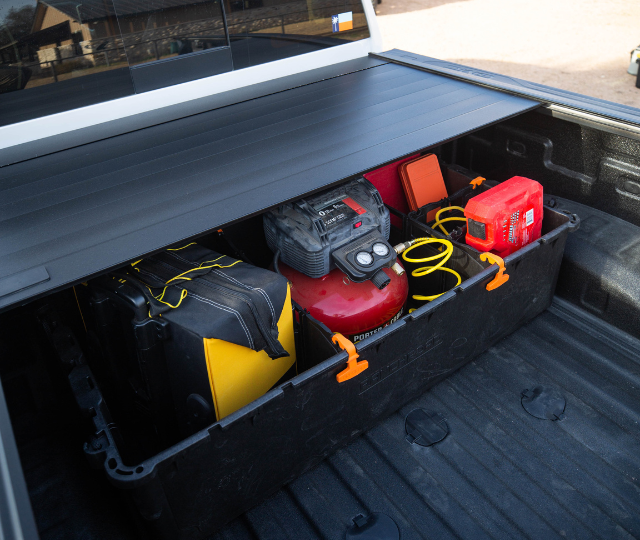Truck tool boxes online under tonneau cover